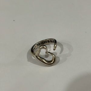 Tiffany & Co Elsa Peretti Open Heart Ring